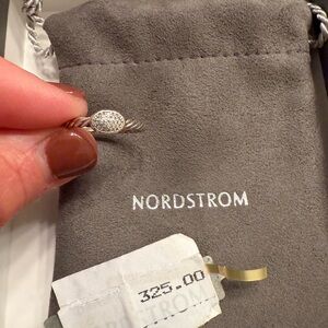 David Yurman Silver and Diamond Ring